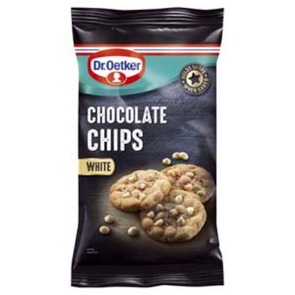 Picture of Dr Oetker White Chocolate Chips Milk  100g x9